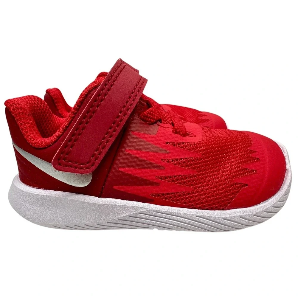 NWB‎ Nike Star Runner (TDV) 907255 600 University Red/Metallic Silver Kids Sz 4C